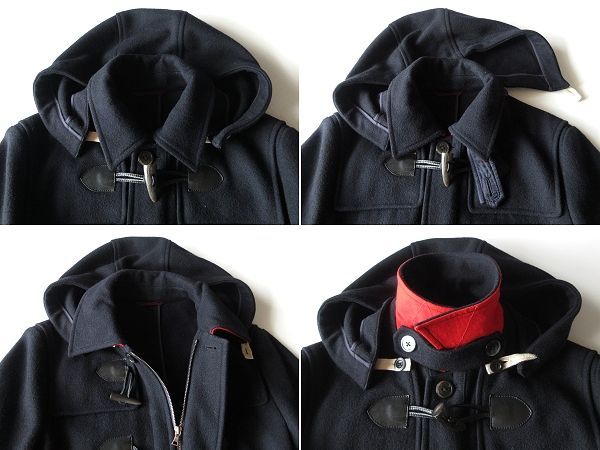 PS Paul Smith ポールスミス フード取外可 2WAY トグル ジップ ウール