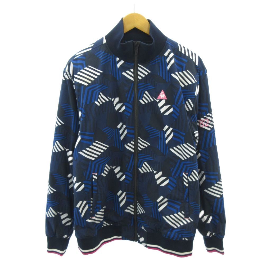 ルコックスポルティフ　ブルゾン ルコックスポルティフ le coq sportif 美品 ジャケット ブルゾン 総柄