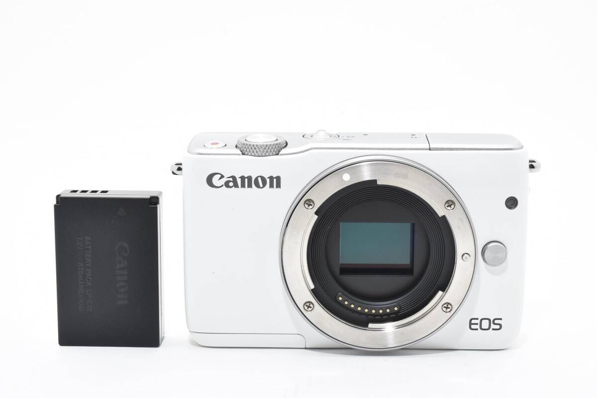 ☆美品☆キヤノン CANON EOS M10 ホワイト ボディ #1164q - メルカリ