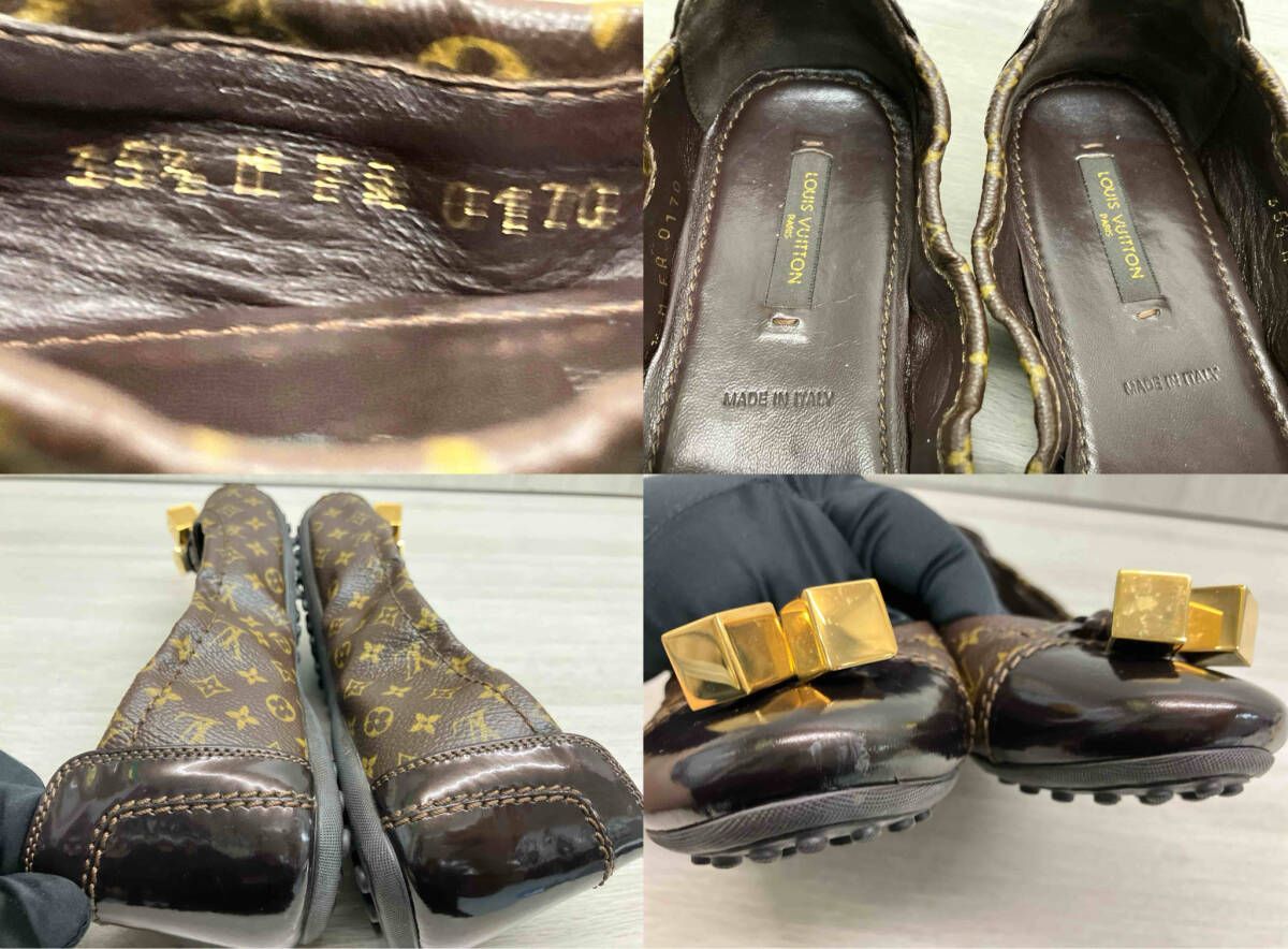 LOUIS VUITTON モノグラム FA0170 バレエシューズ サイズ35 1/2