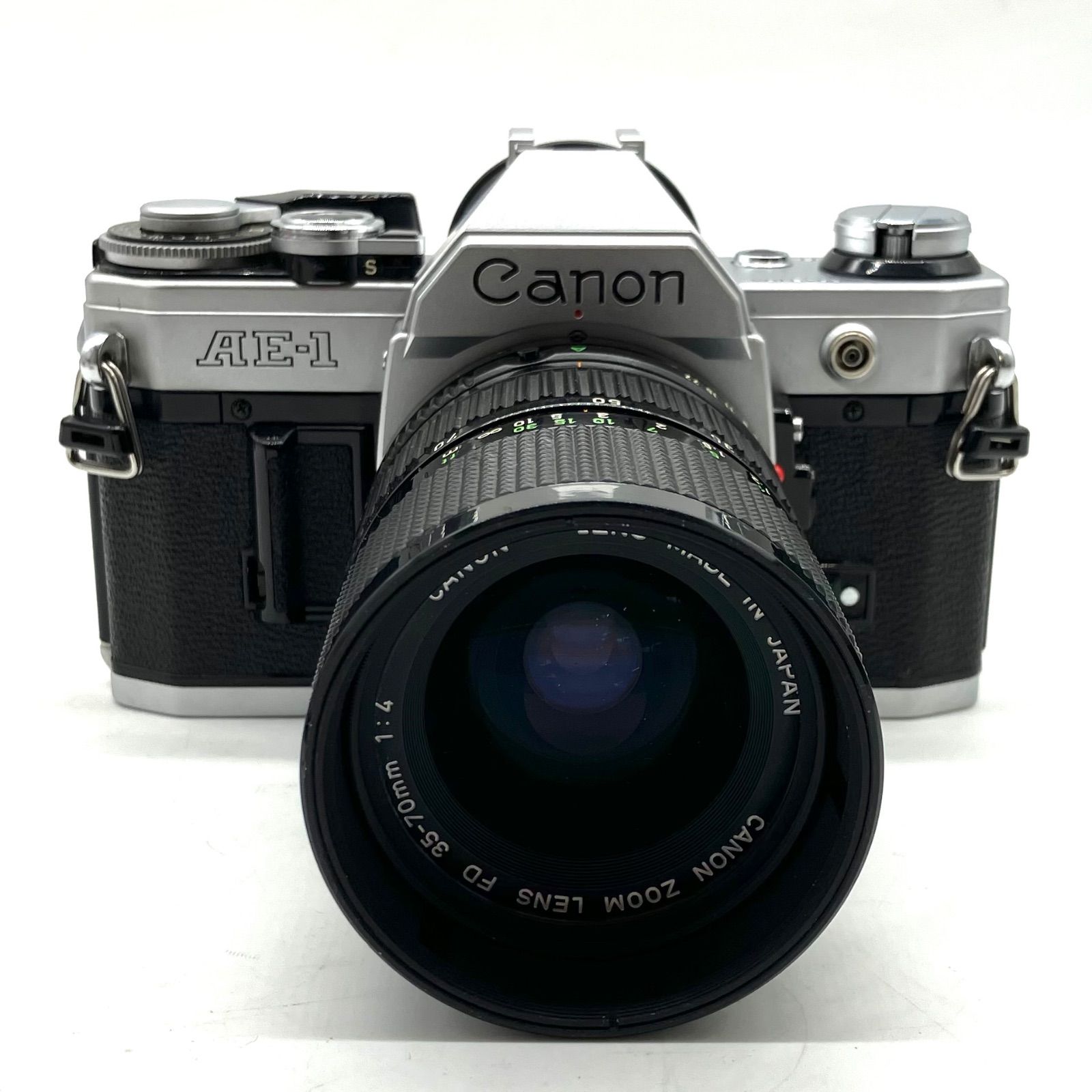 tb102【動作未確認】Canon 一眼レフフィルムカメラ AE-1 FD 35-70mm 1