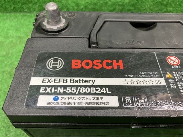 バッテリー ボッシュ N-55/80B24L - メルカリ