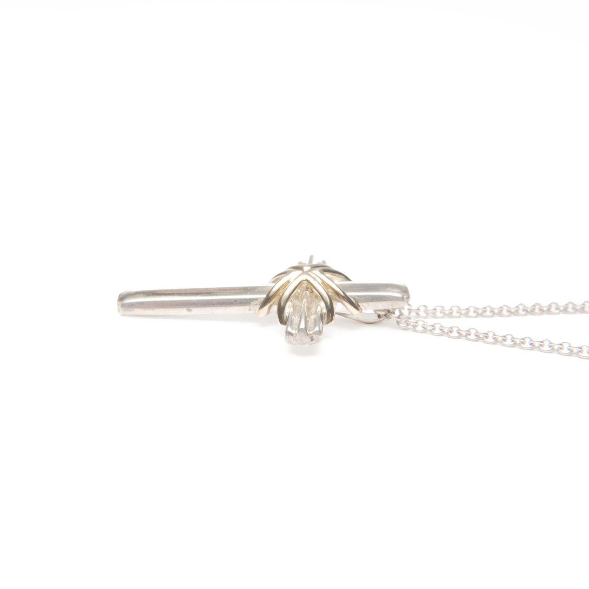 Tiffanyティファニーシグネチャークロス コンビネックレス925/750刻印