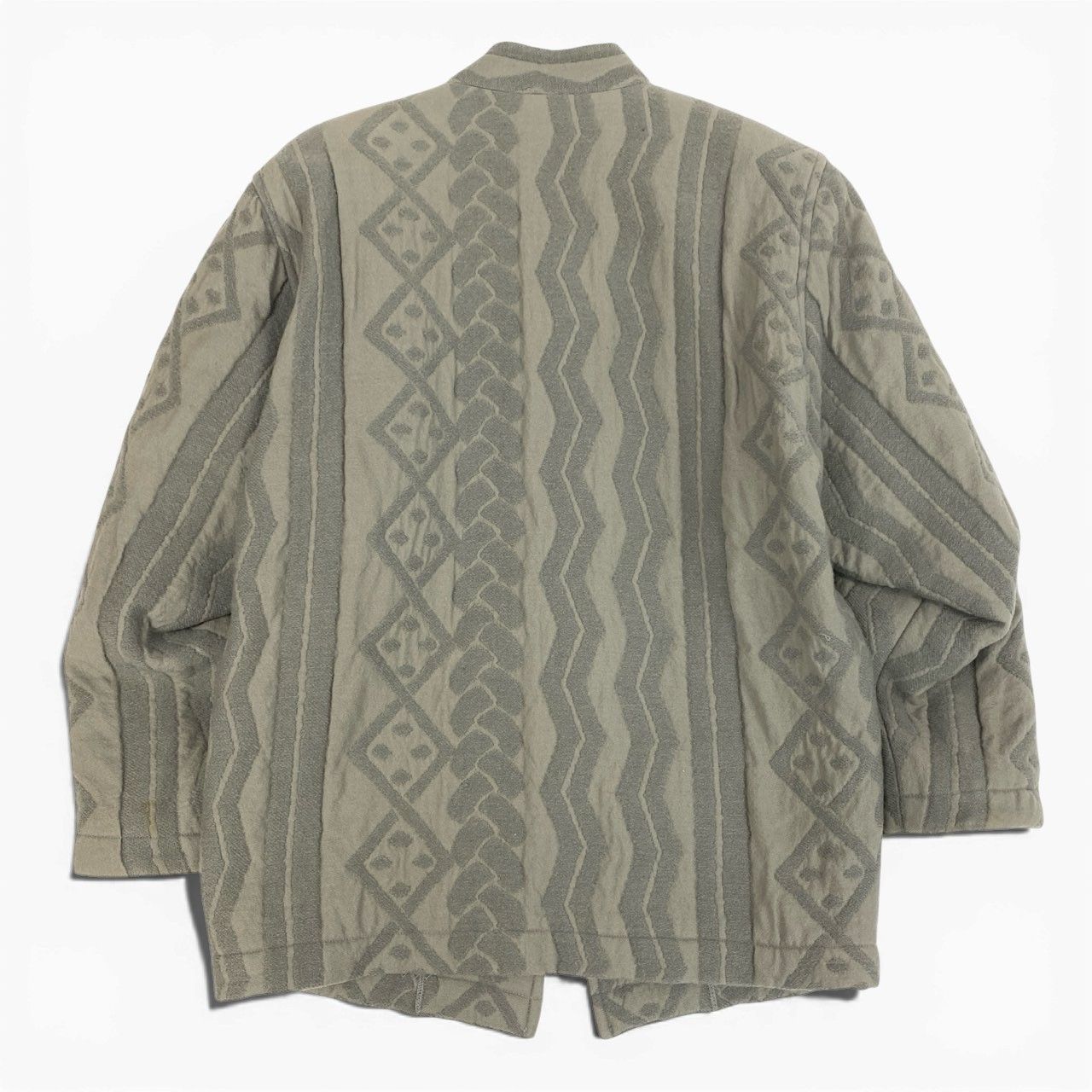 22a23 ISSEY MIYAKE イッセイミヤケ マルチジャガード コート  