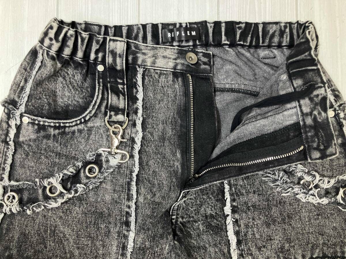 REFLEM レフレム RF25-C07 2way ツギハギ カーゴ デニムパンツ