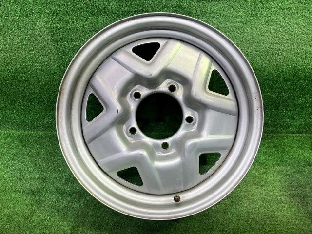 スズキジムニーJB23純正アルミホイール2本極上品① スズキ SUZUKI 純正 ジムニー JB23W ホイール スチール シルバー 16