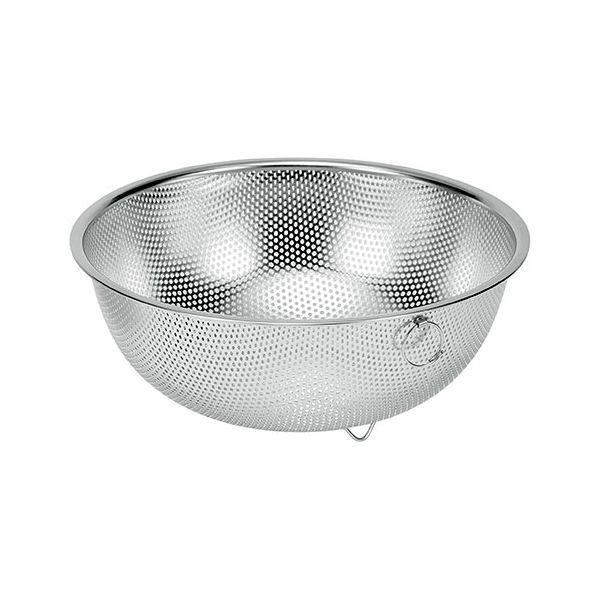 セット シェフズボウル ST足付パンチングボウル リング付 27 cm 扱いが楽で傷つきにくい丈夫な素材のステンレス製 PCB-27 X 5