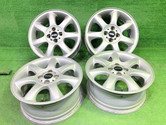 純正 BMWミニ RA16 ホイール アルミ シルバー 16インチ 6.5J 4穴 4本