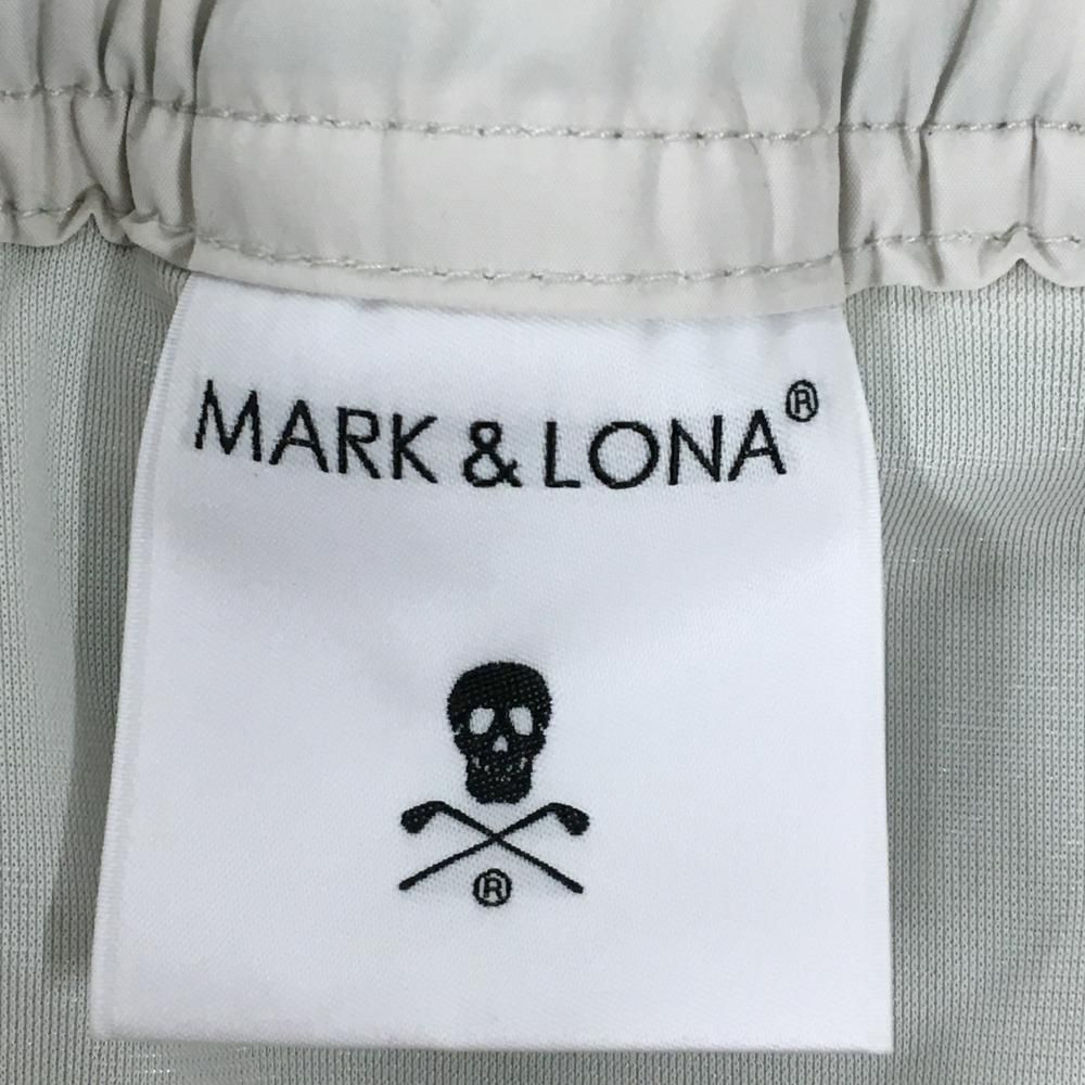 超美品】マークアンドロナ 中綿ボアスカート グリーン×白 総柄 スカル