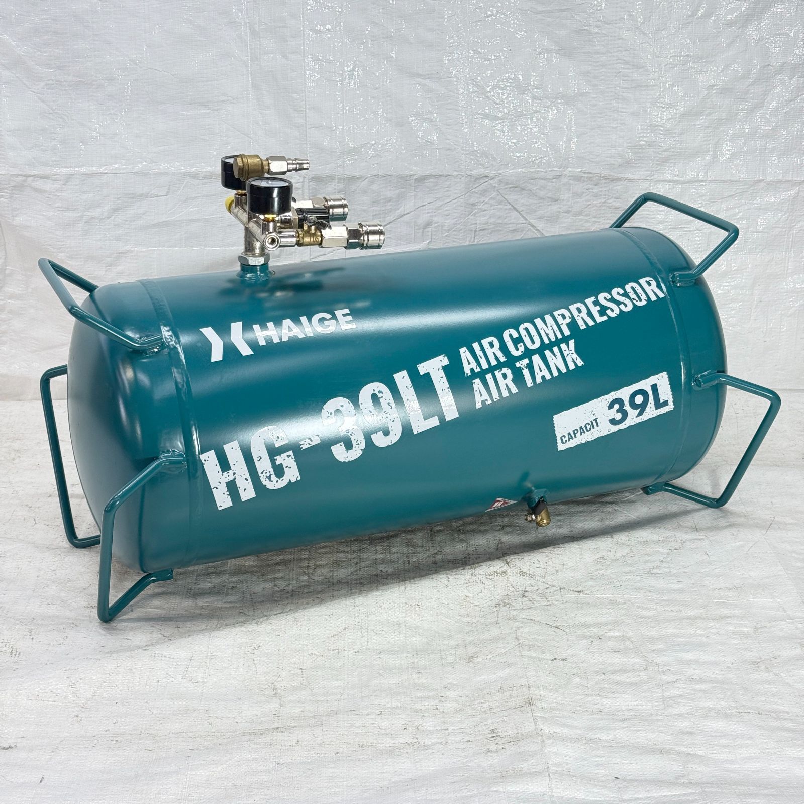 展示品 エアタンク スチール製 サブタンク 容量39 L 最大圧力0.9 MPa HG-39 LT 1440