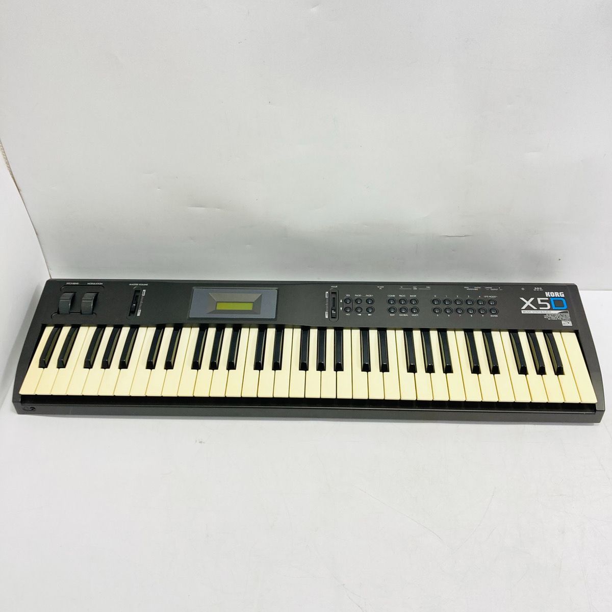 KORG X5 コルグ　シンセサイザー 61鍵　アダプタ付き 動作良好♪ KORG シンセサイザー X5D 61鍵盤 コルグ アダプター・箱