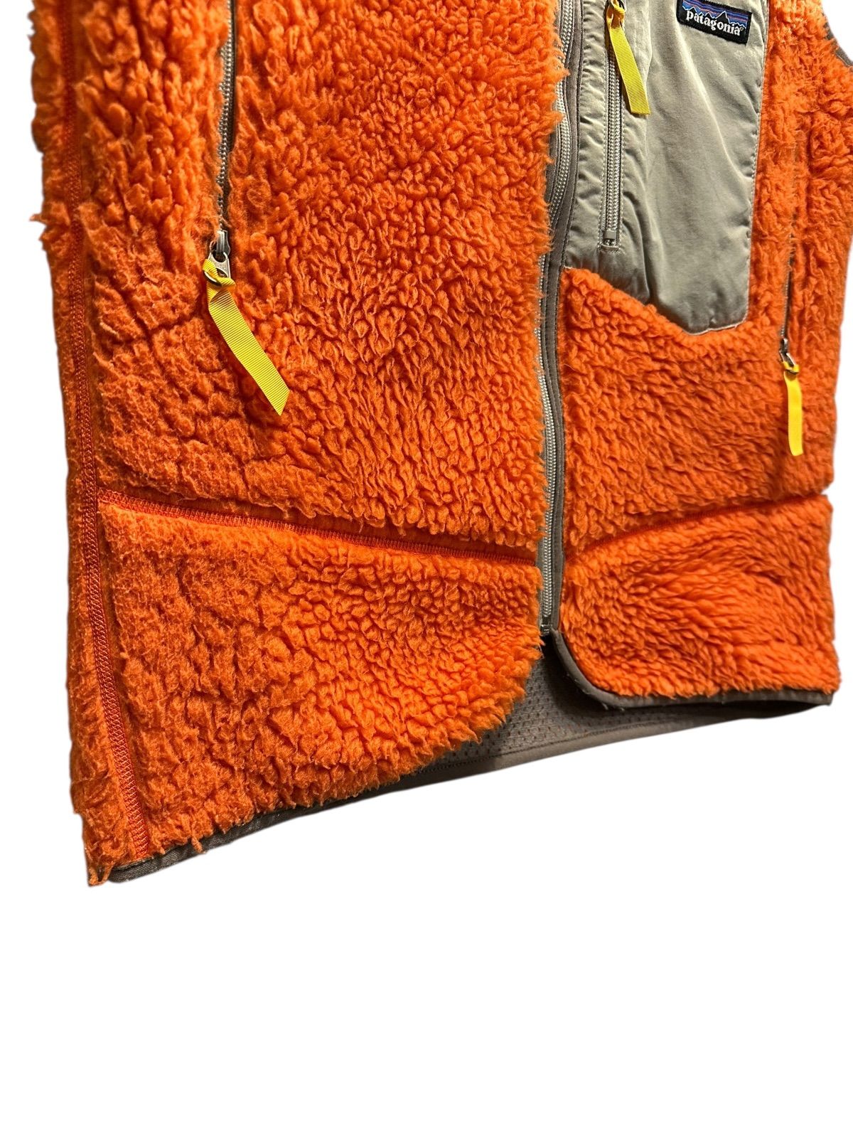  01 Patagonia classic retro x fleece vest orange フリース トップス