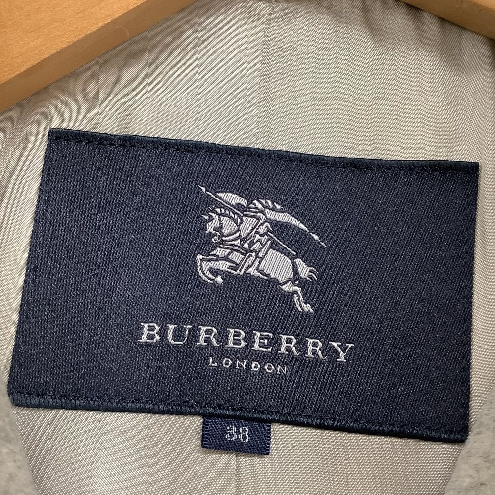 ♪♪BURBERRY バーバリー レディース ロングコート SIZE 38 アンゴラ60  