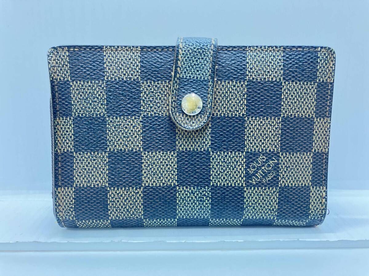 難有り】LOUIS VUITTON ルイヴィトン ダミエ ポルトフォイユ