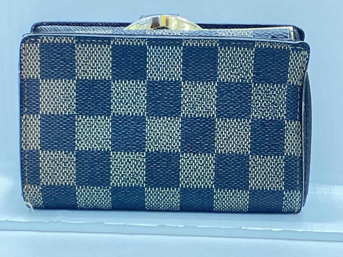 難有り】LOUIS VUITTON ルイヴィトン ダミエ ポルトフォイユ