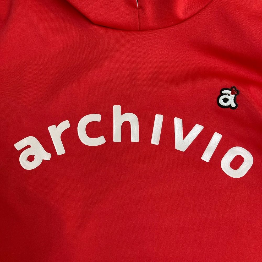 サイズ：40 ARCHIVIO アルチビオ 襟付き 長袖Tシャツ ロゴプリント