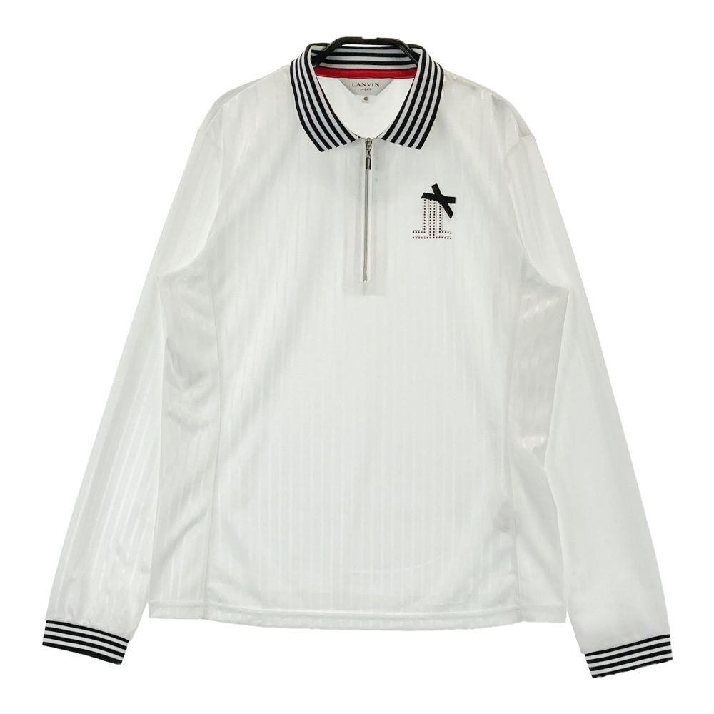 LANVIN SPORT ハーフジップシャツ 40 サイズ：40 LANVIN SPORT ランバン スポール ハーフジップ 長袖