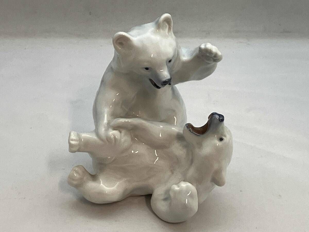 ROYALCOPENHAGEN ロイヤルコペンハーゲン Polar Bear 白熊 2頭