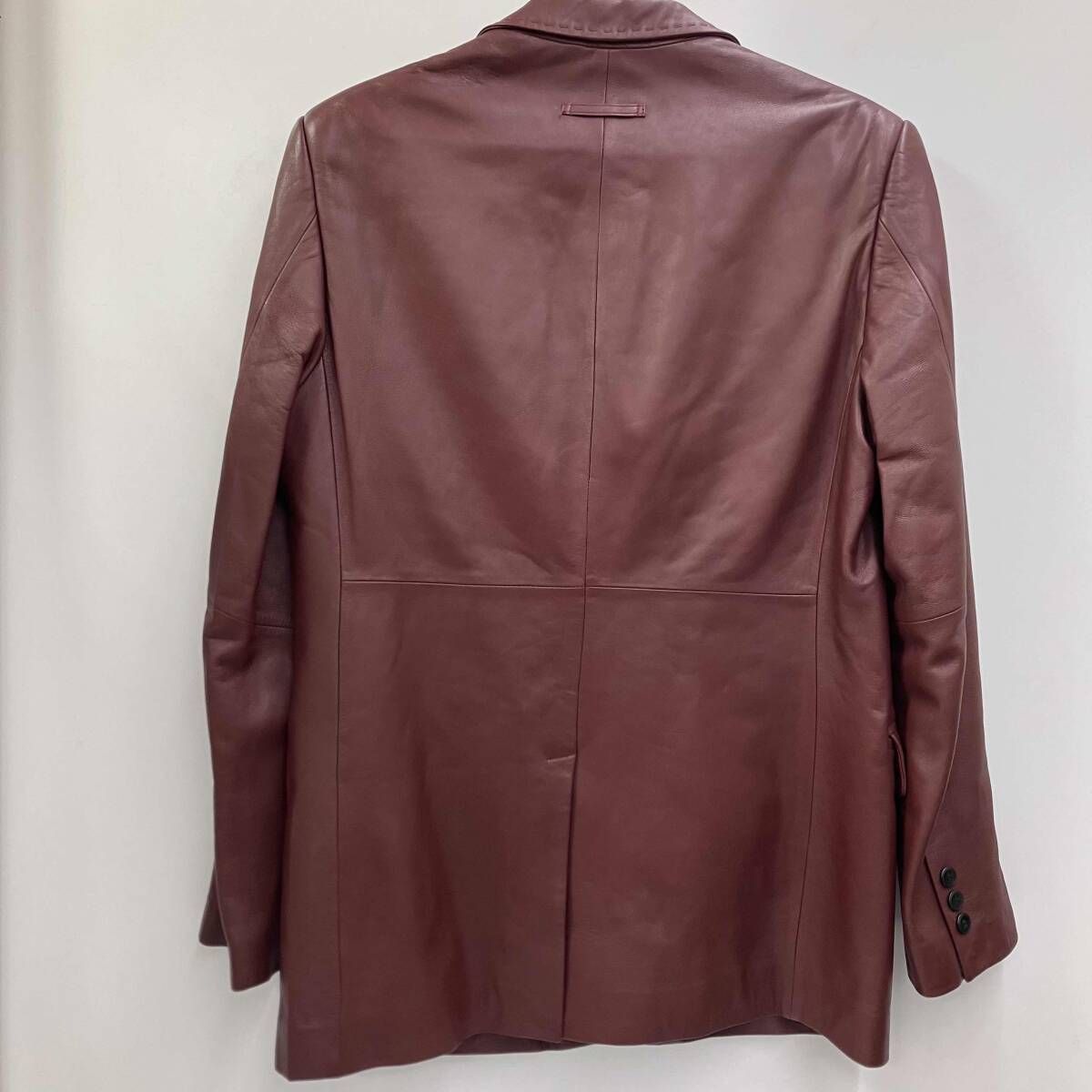 GAULTIER HOMME objet ゴルチエオムオブジェ レザージャケット ワイン