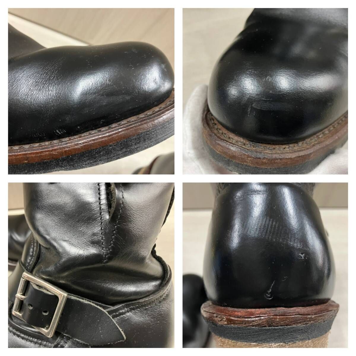 RED WING エンジニアブーツ 25.5cm ブラック レッドウィング - メルカリ
