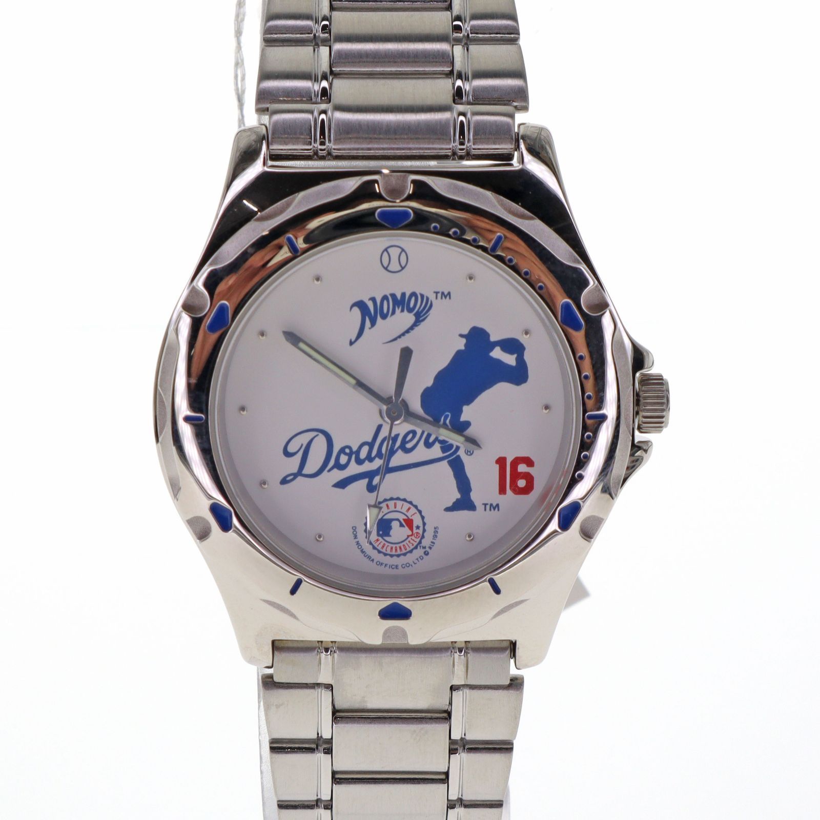 新品未使用、本体部未開封 MLB公式 ロサンゼルスドジャース　野茂英雄　腕時計 新品未使用】MLB公式 ロサンゼルスドジャース 野茂英雄 腕時計 - メルカリ