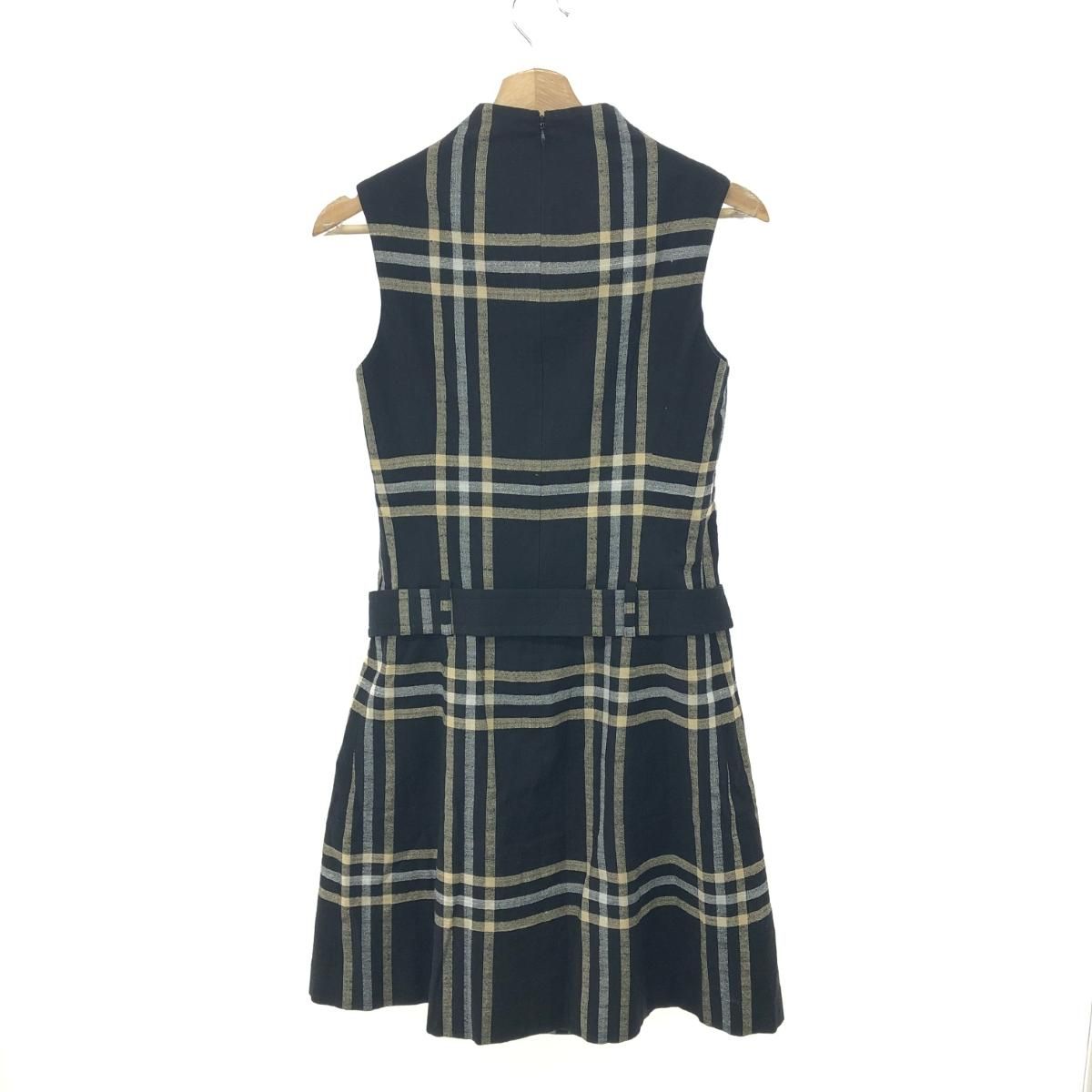 YORKLAND ヨークランド スタンドカラーワンピース サイズ:7号 チェック
