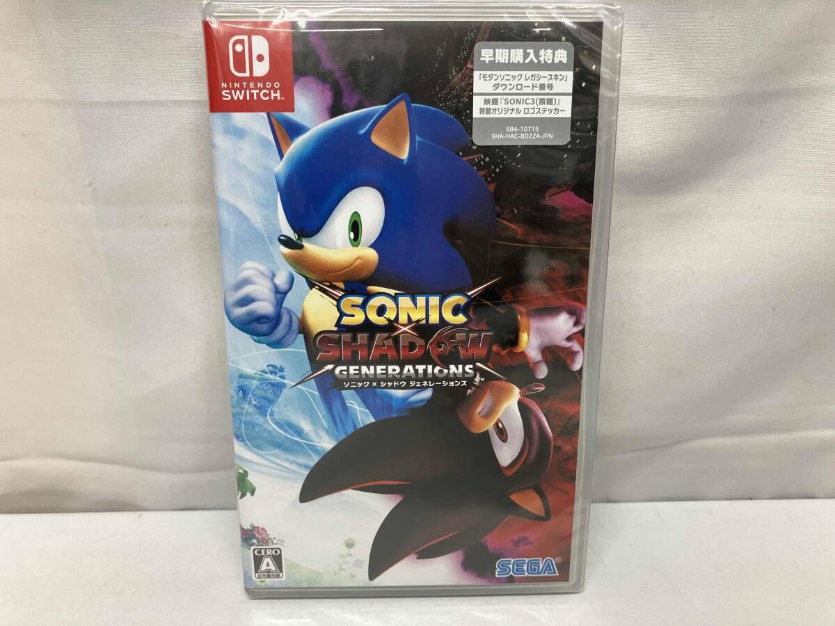 未開封品 ニンテンドースイッチ ソニック×シャドウ ジェネレｰションズ