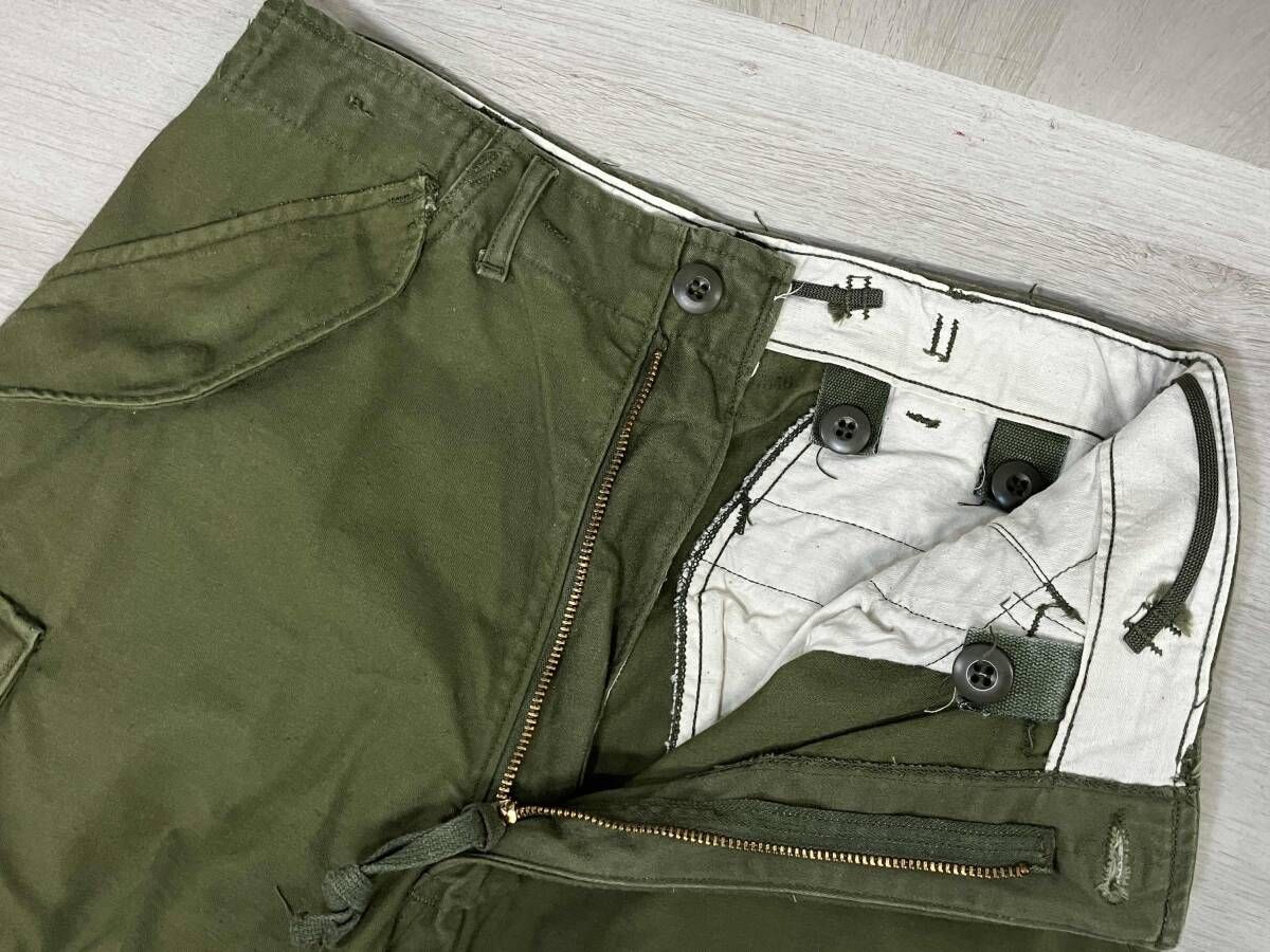 US ARMY WINFEILD MFG 70s M-65 SERVAL ジッパー カーゴ パンツ