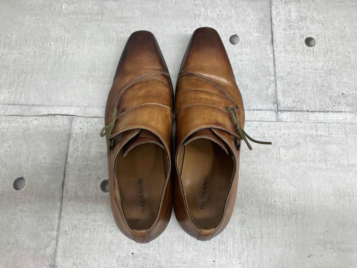 美品✨【MAGNANNI】ドレスシューズ シングルモンク レザー 本革 27cm 楽天市場】マグナーニ ドレスシューズ メンズ ビジネスシューズ