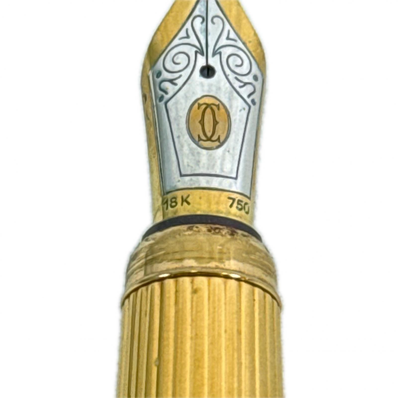 本物保証 CARTIER カルティエ 万年筆 パシャドゥカルティエ 18K 750