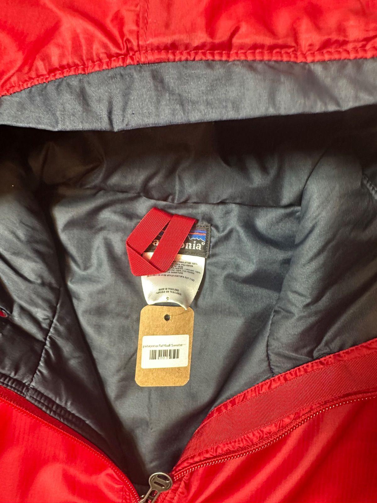 00s Patagonia puffball sweater red - メルカリ