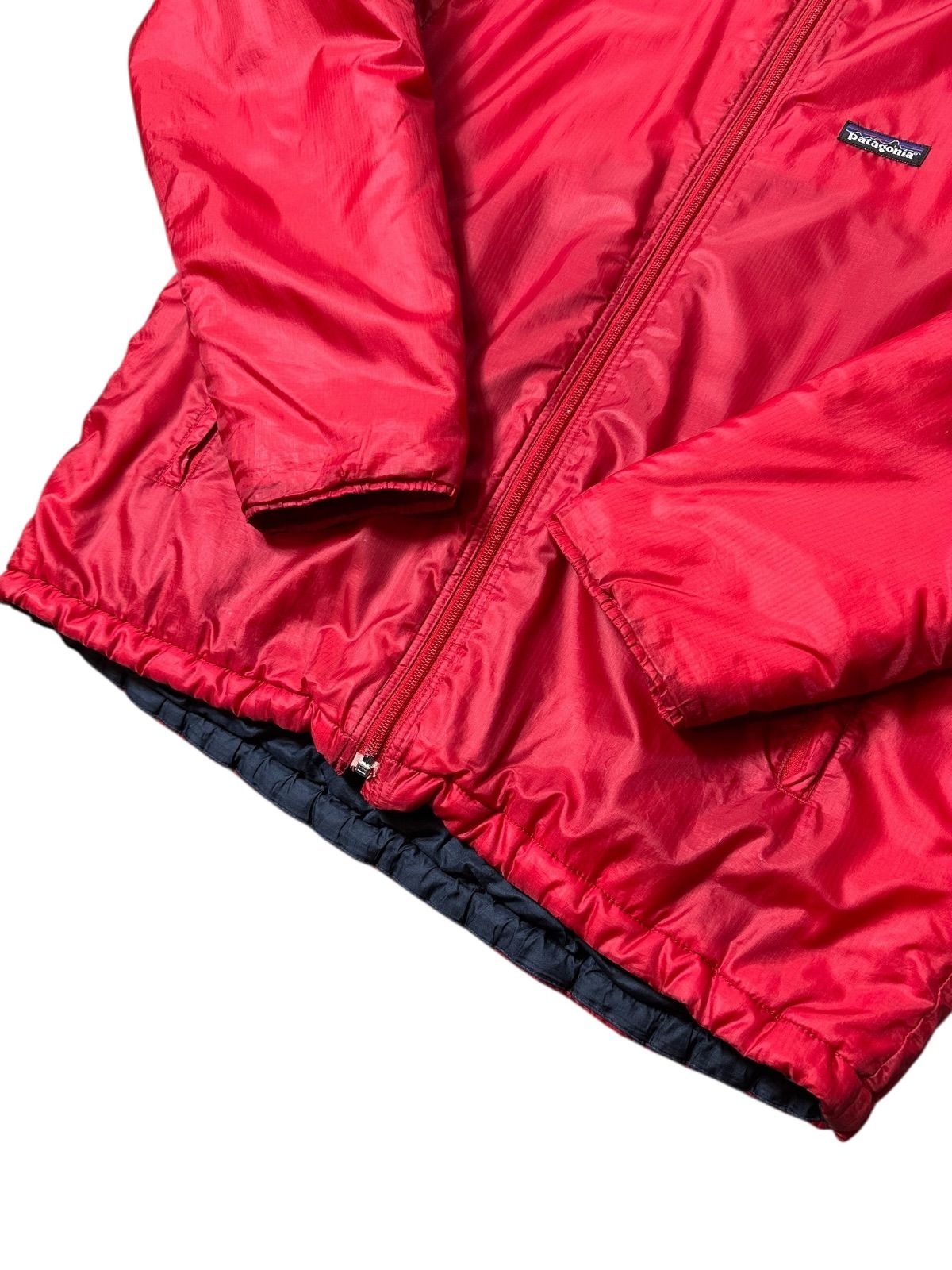 00s Patagonia puffball sweater red - メルカリ