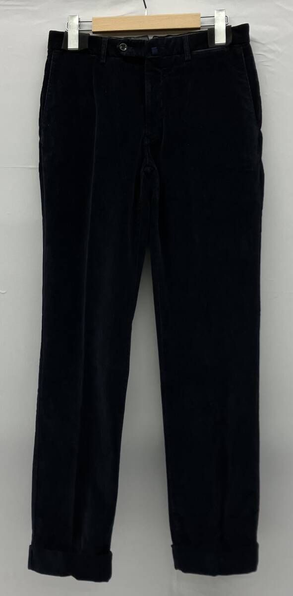 INCOTEX インコテックス コーデュロイ パンツ ネイビー サイズ44