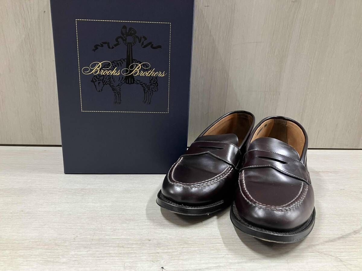 Brooks Brothers 100157507 ローファー サイズ8 ブラウン ブルックス 