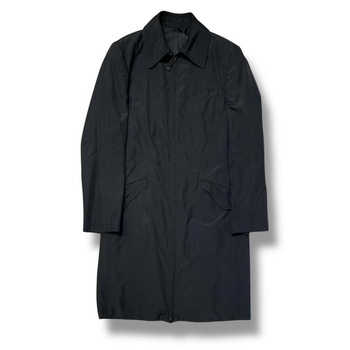 00s JEAN PAUL GAULTIER archive ロングコート ダブルジップナイロン