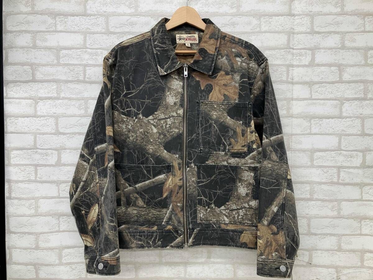STUSSY Realtree EDGE Zip Work Jacket ステューシー ワークジャケット