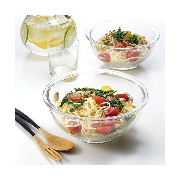  2点× クラルテ 耐熱ガラス製 クッキングボウル 電子レンジ オーブン 冷蔵 冷凍 食器洗い機で使用 CTB-20 X 5 スポンジ ティーポット 丼 食器