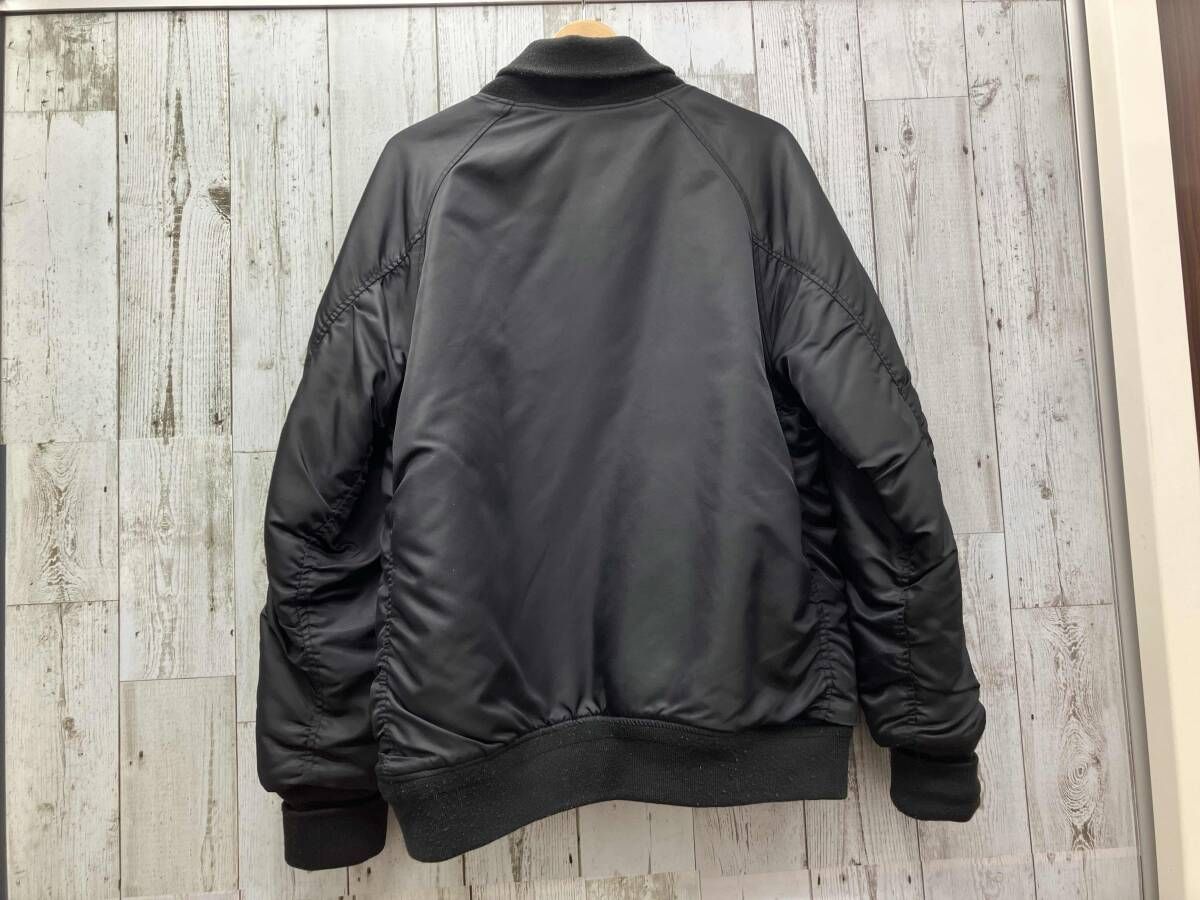 STUSSY フライトジャケット FRAGMENT DESIGN MA-1 サイズM ブラック系