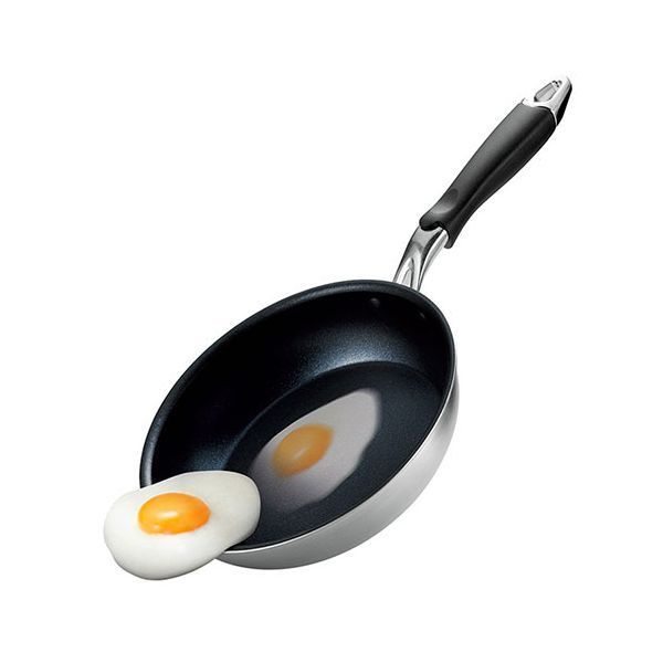 セット プレシャスダイヤ 軽量フライパン 20 cm ダイヤモンド粒子配合 ふっ素樹脂塗膜加工 IH調理器OK DCL-20 FX 5