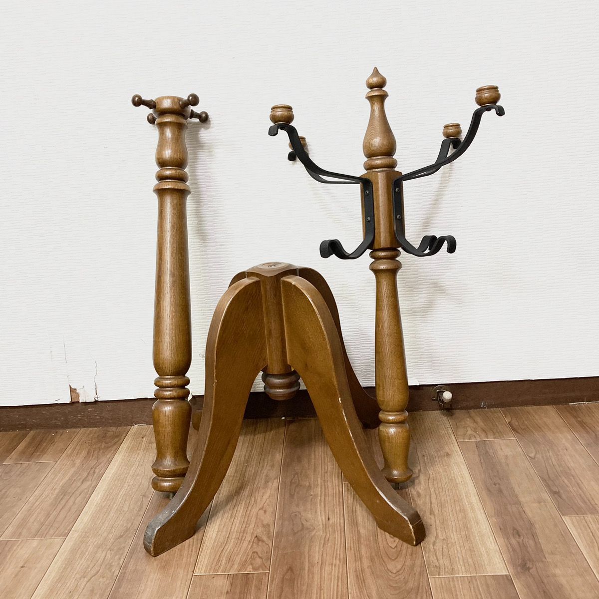 karimoku カリモク家具 コロニアル コートハンガー ブラウン ポール