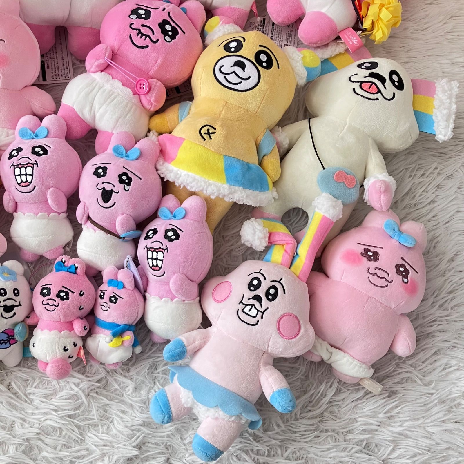 おぱんちゅうさぎ んぽちゃむ ぬいぐるみ マスコット グッズ 58点