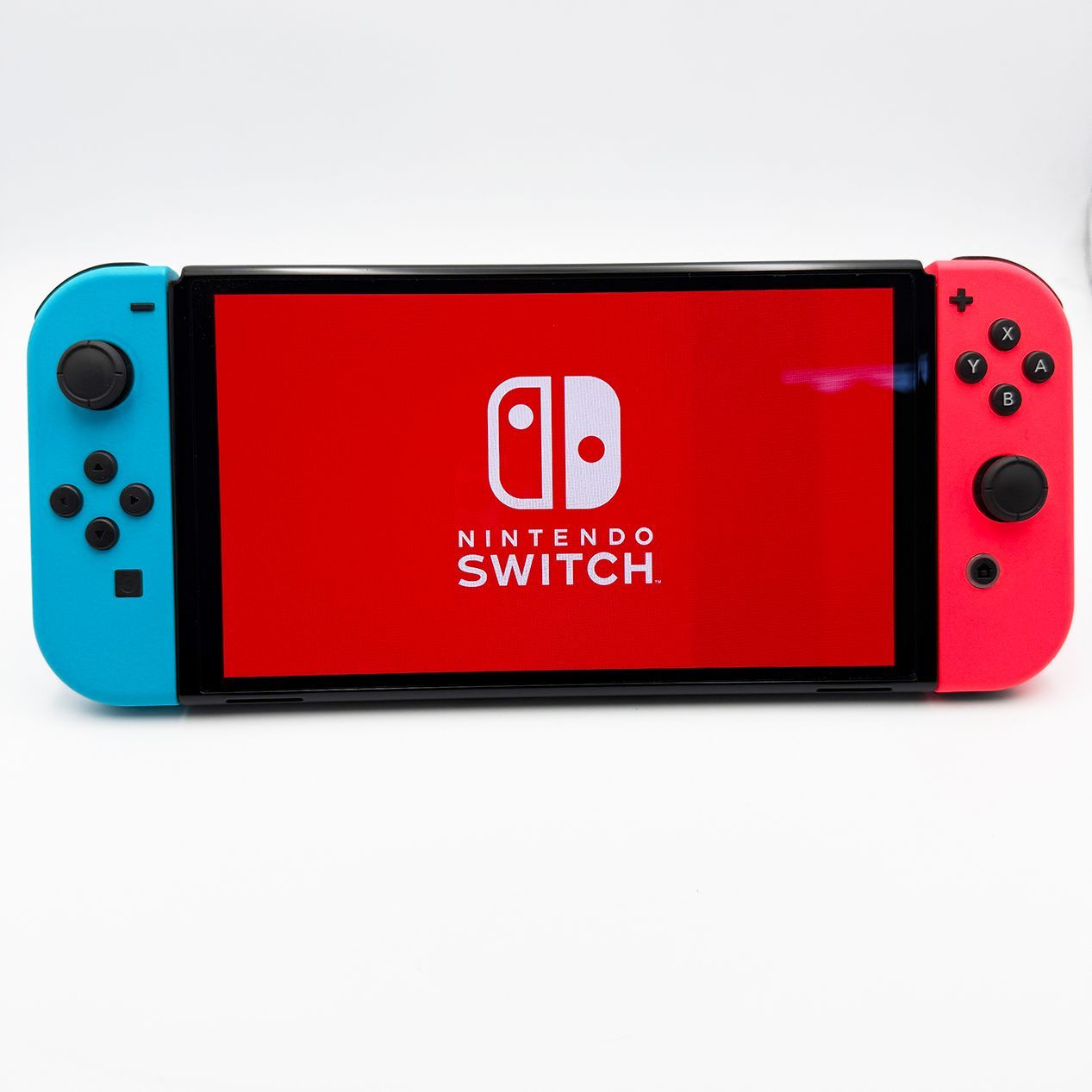 中古・美品】Nintendo Switch 本体 (有機ELモデル) Joy-Con(L)ネオン