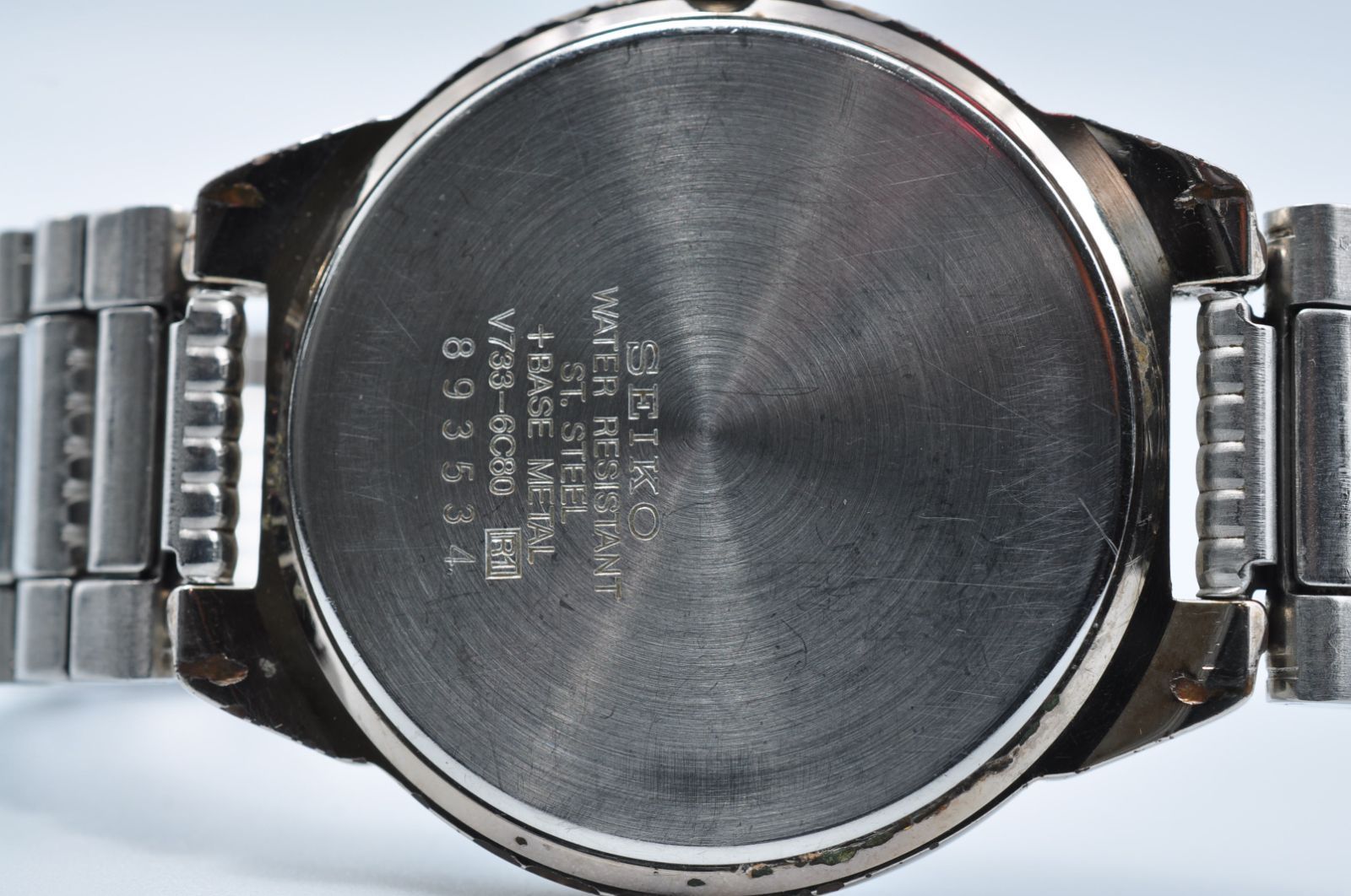 SEIKO セイコー V133-6080 ソーラー Watch 腕時計 DayDate デイデイト 