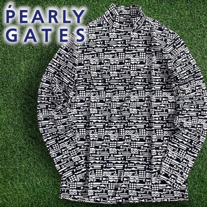 PEARLY GATES パーリーゲイツ ゴルフ 起毛ベア天 モダンナバホ柄 総柄
