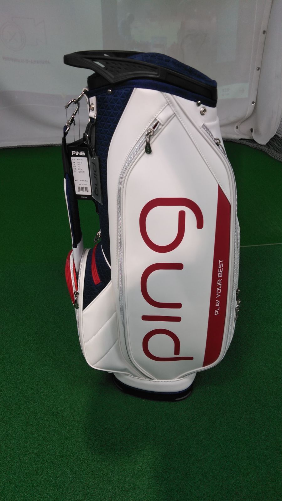  Ld Cb 未使用品 ping ピン CB L2501 COOL 38301 レディース クール シリーズ キャディバッグ 9型 口枠5分割 トリコ 浦安店 スイング練習用品 ゴルフバッグ キャディバッグ ゴルフ