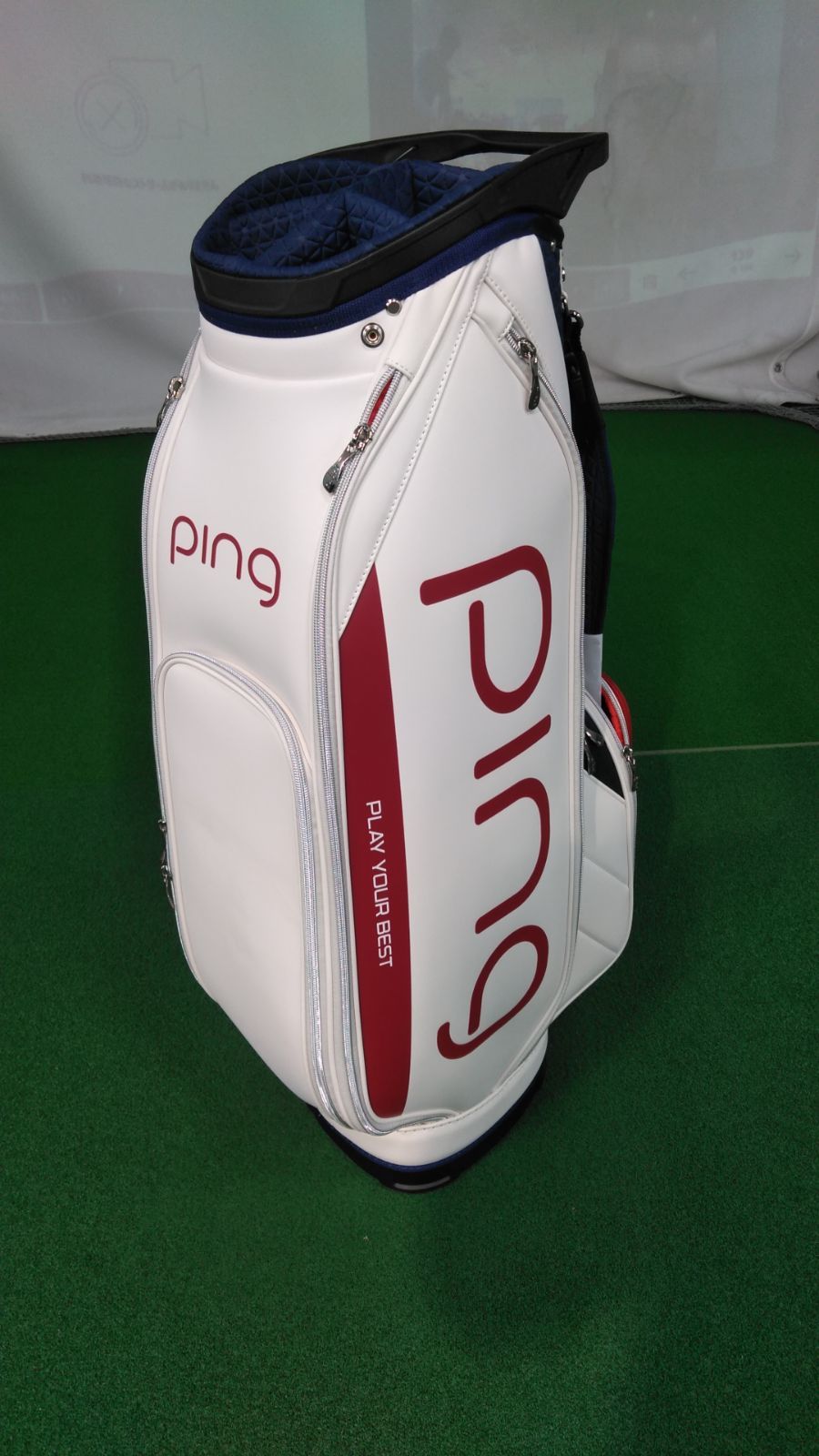 Ld Cb 未使用品 ping ピン CB L2501 COOL 38301 レディース クール シリーズ キャディバッグ 9型 口枠5分割 トリコ 浦安店