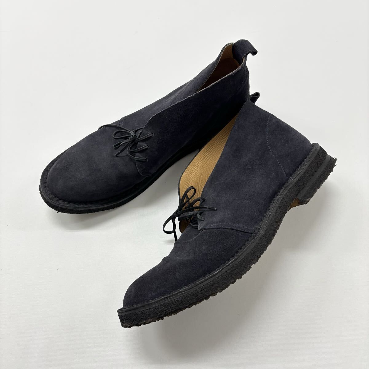 BUTTERO ブッテロ スエード チャッカ ブーツ MADE IN ITALY ネイビー 