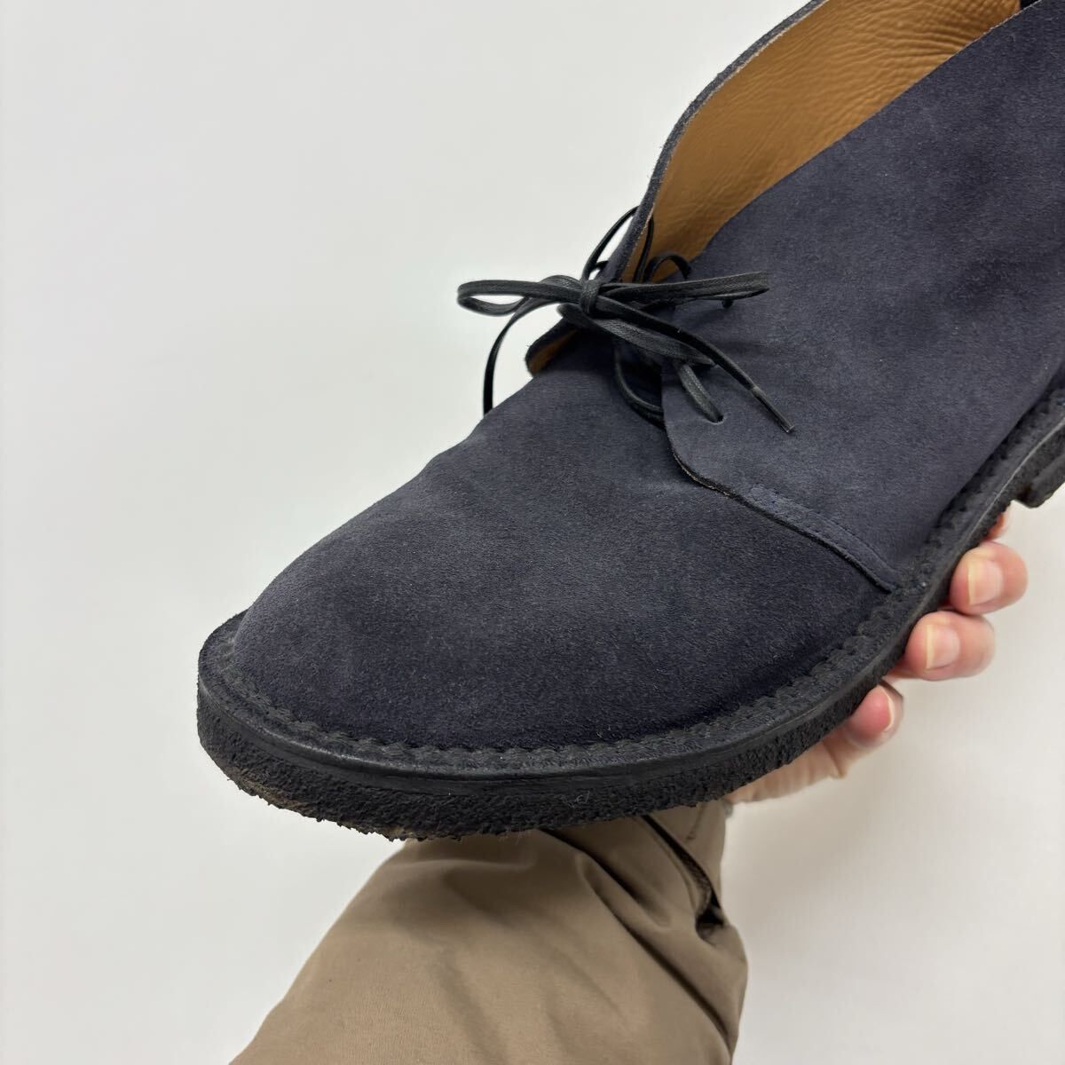 BUTTERO ブッテロ スエード チャッカ ブーツ MADE IN ITALY ネイビー 