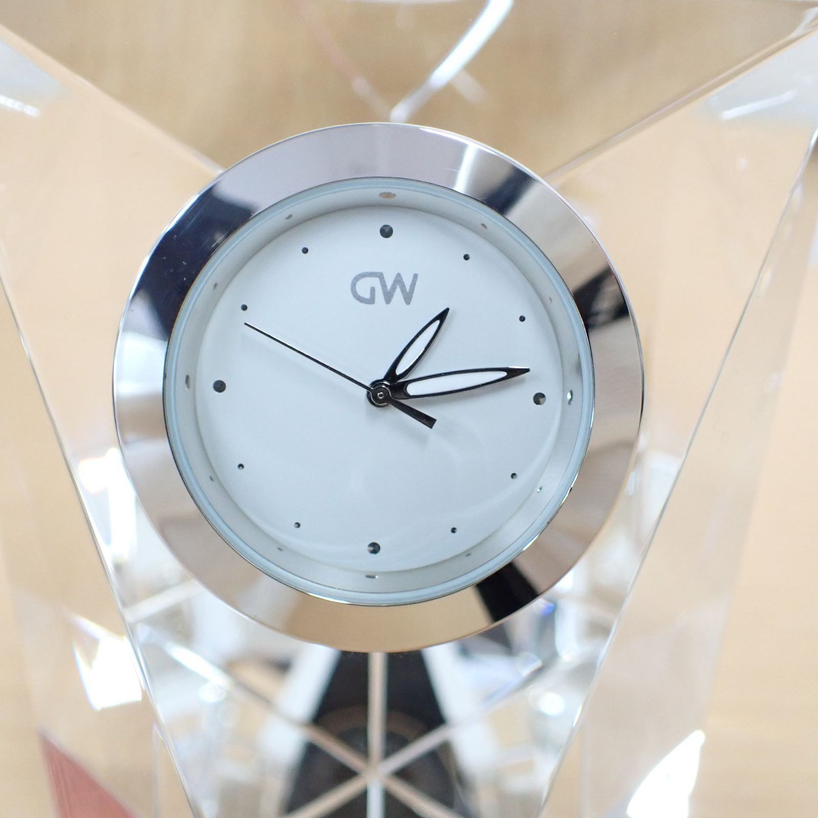 NARUMI ガラス時計 振り子時計 クリスタル時計GRASS WORKS 人気，送料