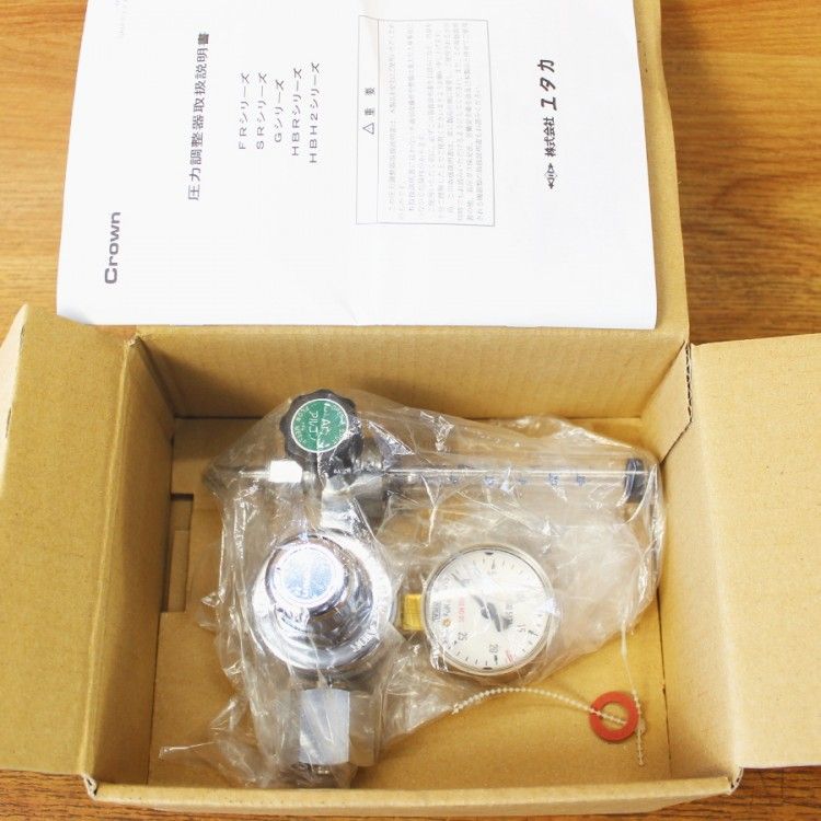 ユタカ|Crown FR-I Ar アルゴンガス用 流量計付 圧力調整器 レギュレーター